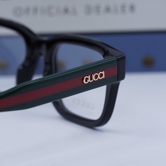 Gucci GG1865O 001 Square Eyeglasses – Black 50mm - Picture 4 of 9